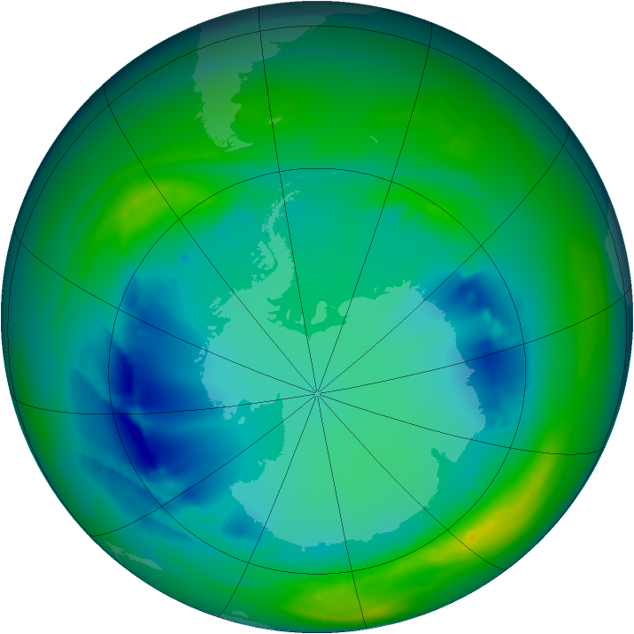 Ozone Map 2005-08-02